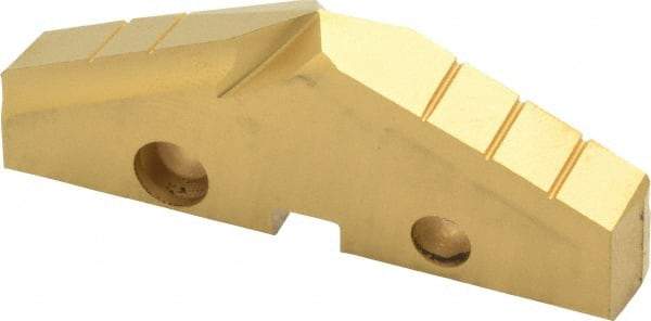 Allied Machine and Engineering - 2-5/16" Diam x 5/16" Thick, Seat Code 4, 132° Included Angle Spade Drill Insert - TiN Coated, Cobalt, Grade Super Cobalt, Series GEN2 T-A - Eagle Tool & Supply