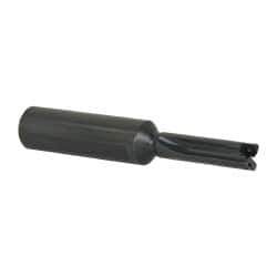 Allied Machine and Engineering - Series Z, 7/16 to 1/2" Diam, 3/4" Diam Straight Shank, Straight Flute Spade Drill - 1-1/4" Max Depth, 2-1/8" Body Length, 4-13/32" OAL, Short Length, Through Coolant - Eagle Tool & Supply