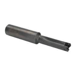 Allied Machine and Engineering - Series 0, 33/64 to 11/16" Diam, 3/4" Diam Straight Shank, Straight Flute Spade Drill - 1-3/8" Max Depth, 2-19/64" Body Length, 4-9/16" OAL, Short Length, Through Coolant - Eagle Tool & Supply