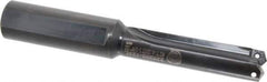 Allied Machine and Engineering - Series 2, 31/32 to 1-3/8" Diam, 1-1/4" Diam Straight Shank, Straight Flute Spade Drill - 3-3/8" Max Depth, 4-41/64" Body Length, 8" OAL, Short Length, Through Coolant - Eagle Tool & Supply