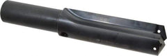 Allied Machine and Engineering - Series 4, 1-29/32 to 2-9/16" Diam, 1-1/2" Diam Straight Shank, Straight Flute Spade Drill - 5-1/8" Max Depth, 6-11/16" Body Length, 10-1/2" OAL, Short Length, Through Coolant - Eagle Tool & Supply