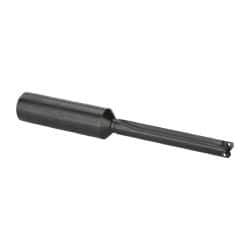 Allied Machine and Engineering - Series Y, 3/8 to 27/64" Diam, 3/4" Diam Straight Shank, Straight Flute Spade Drill - 2-3/8" Max Depth, 3-1/4" Body Length, 5-17/32" OAL, Standard Length, Through Coolant - Eagle Tool & Supply