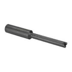 Allied Machine and Engineering - Series Z, 7/16 to 1/2" Diam, 3/4" Diam Straight Shank, Straight Flute Spade Drill - 2-3/8" Max Depth, 3-1/4" Body Length, 5-17/32" OAL, Standard Length, Through Coolant - Eagle Tool & Supply