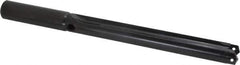 Allied Machine and Engineering - Series 2, 31/32 to 1-3/8" Diam, 1" Diam Straight Shank, Straight Flute Spade Drill - 7-3/8" Max Depth, 8-41/64" Body Length, 12" OAL, Standard Length, Through Coolant - Eagle Tool & Supply