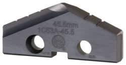 Allied Machine and Engineering - 45.5mm Diam x 1/4" Thick, Seat Code 3, Spade Drill Insert - TiAlN Coated, Carbide, Series T-A - Eagle Tool & Supply