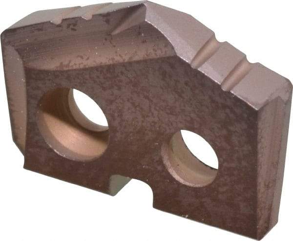 Allied Machine and Engineering - 31/64" Diam x 3/32" Thick, Seat Code Z, 132° Included Angle Spade Drill Insert - AM200 Coated, Cobalt, Grade Super Cobalt, Series GEN2 T-A - Eagle Tool & Supply