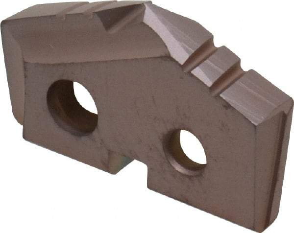 Allied Machine and Engineering - 57/64" Diam x 5/32" Thick, Seat Code 1, 132° Included Angle Spade Drill Insert - AM200 Coated, Cobalt, Grade Super Cobalt, Series GEN2 T-A - Eagle Tool & Supply