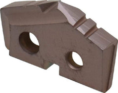 Allied Machine and Engineering - 57/64" Diam x 5/32" Thick, Seat Code 1, 132° Included Angle Spade Drill Insert - AM200 Coated, Cobalt, Grade Super Cobalt, Series GEN2 T-A - Eagle Tool & Supply