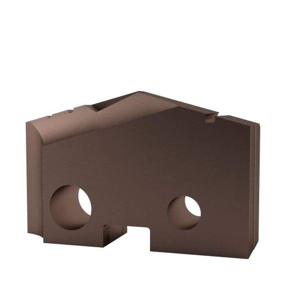 Allied Machine and Engineering - 1-3/64" Diam x 3/16" Thick, Seat Code 2, 132° Included Angle Spade Drill Insert - AM200 Coated, Cobalt, Grade Super Cobalt, Series GEN2 T-A - Eagle Tool & Supply