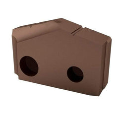 Allied Machine and Engineering - 18.5mm Diam x 5/32" Thick, Seat Code 1, 132° Included Angle Spade Drill Insert - AM200 Coated, Cobalt, Grade Super Cobalt, Series GEN2 T-A - Eagle Tool & Supply