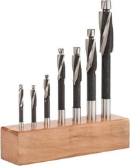 Value Collection - #10 to #6 Wire Socket Head Cap Screw Compatible, High Speed Steel, Solid Pilot Counterbore Set - Eagle Tool & Supply