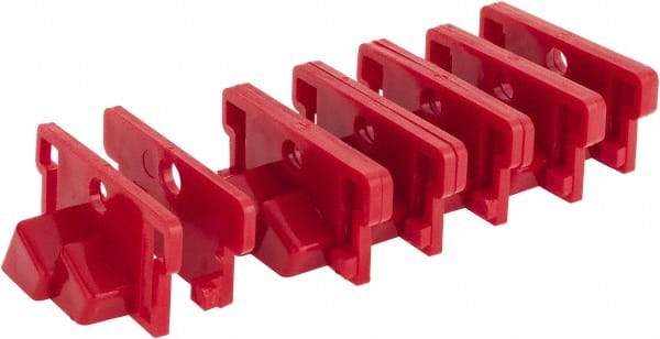 NMC - 9/16 Wide x 3/8" Thick, Single Pole Circuit Breaker Lockout - 1 Circuit - Eagle Tool & Supply