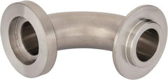 VNE - 1", E-Line Style, Sanitary Stainless Steel Pipe 90° Elbow - Male x Female Connection, Grade 304 - Eagle Tool & Supply