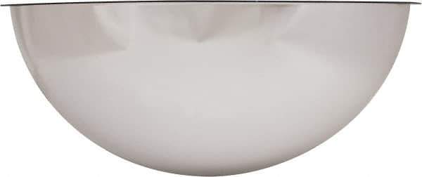 PRO-SAFE - Indoor Full Dome Dome Safety, Traffic & Inspection Mirrors - Polycarbonate Lens, 32" Diam, 34' Max Covered Distance - Eagle Tool & Supply