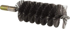 Value Collection - 2" Diam Helical Steel Tube Brush - 0.012" Filament Diam, 4-1/4" Brush Length, 7-1/2" OAL, 1/2-12 Male Shank - Eagle Tool & Supply