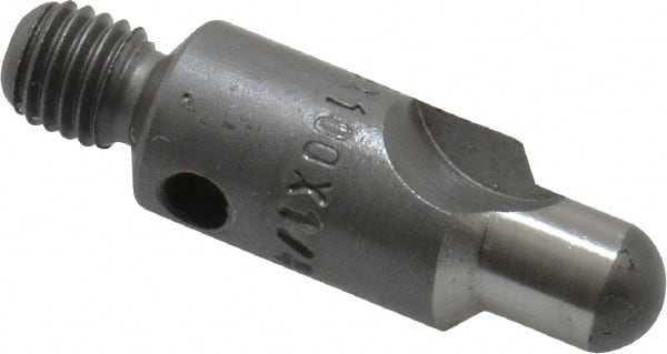 Made in USA - 2-1/2" OAL, 3/8" Head Diam, 2 Flute, 100° Incl Angle, Integral Pilot, Adjustable Stop Countersink - Eagle Tool & Supply