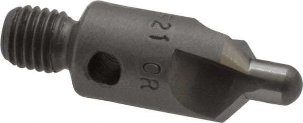 Made in USA - 2-1/2" OAL, 3/8" Head Diam, 3 Flute, 100° Incl Angle, Integral Pilot, Adjustable Stop Countersink - Eagle Tool & Supply