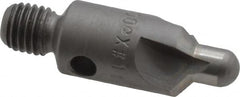 Made in USA - 2-1/2" OAL, 3/8" Head Diam, 3 Flute, 100° Incl Angle, Integral Pilot, Adjustable Stop Countersink - Eagle Tool & Supply