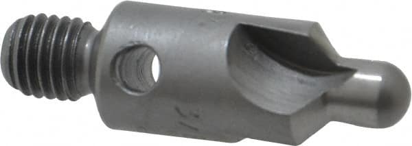 Made in USA - 2-1/2" OAL, 3/8" Head Diam, 3 Flute, 100° Incl Angle, Integral Pilot, Adjustable Stop Countersink - Eagle Tool & Supply