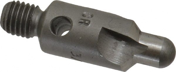 Made in USA - 2-1/2" OAL, 3/8" Head Diam, 3 Flute, 100° Incl Angle, Integral Pilot, Adjustable Stop Countersink - Eagle Tool & Supply