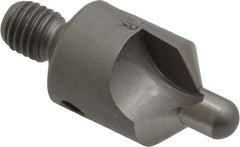 Made in USA - 2-1/2" OAL, 1/2" Head Diam, 2 Flute, 100° Incl Angle, Integral Pilot, Adjustable Stop Countersink - Eagle Tool & Supply