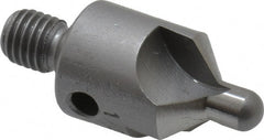 Made in USA - 2-1/2" OAL, 1/2" Head Diam, 3 Flute, 100° Incl Angle, Integral Pilot, Adjustable Stop Countersink - Eagle Tool & Supply