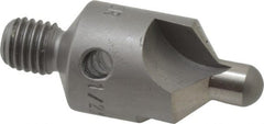Made in USA - 2-1/2" OAL, 1/2" Head Diam, 3 Flute, 100° Incl Angle, Integral Pilot, Adjustable Stop Countersink - Eagle Tool & Supply