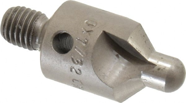 Made in USA - 2-1/2" OAL, 1/2" Head Diam, 3 Flute, 100° Incl Angle, Integral Pilot, Adjustable Stop Countersink - Eagle Tool & Supply