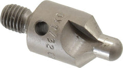 Made in USA - 2-1/2" OAL, 1/2" Head Diam, 3 Flute, 100° Incl Angle, Integral Pilot, Adjustable Stop Countersink - Eagle Tool & Supply