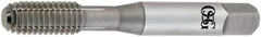 OSG - 7/16-20 UNF 2B Bottoming Thread Forming Tap - High Speed Steel, TiCN Finish, 3-5/32" OAL, 1-7/16" Thread Length, Right Hand Thread, Series 286I - Eagle Tool & Supply