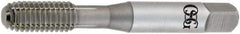 OSG - #4-40 UNC 2B Bottoming Thread Forming Tap - High Speed Steel, Bright Finish, 1-7/8" OAL, 9/16" Thread Length, Right Hand Thread - Eagle Tool & Supply