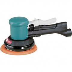 Dynabrade - 12,000 OPM, 23 CFM Air Consumption, Palm Air Orbital Sander - Round Pad, 1/4 NPT Inlet - Eagle Tool & Supply