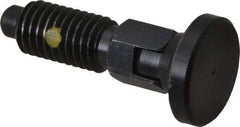 Gibraltar - M10x1.5, 20mm Thread Length, 0.236" Max Plunger Diam, 0.22 Lb Init to 2.02 Lb Final End Force, Locking Knob Handle Plunger - Delrin Knob, 0.98" Body Length, 0.79" Length Under Head/Shoulder, 0.196" Plunger Projection - Eagle Tool & Supply