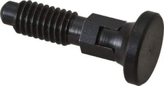 Gibraltar - 3/8-16, 1/4" Max Plunger Diam, 0.25 Lb Init to 2 Lb Final End Force, Locking Knob Handle Plunger - Delrin Knob, 0.94" Body Length, 3/4" Length Under Head/Shoulder, 0.18" Plunger Projection - Eagle Tool & Supply