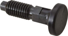 Gibraltar - 1/2-13, 0.31" Max Plunger Diam, 0.5 Lb Init to 1.75 Lb Final End Force, Locking Knob Handle Plunger - Delrin Knob, 1-1/4" Body Length, 1" Length Under Head/Shoulder, 1/4" Plunger Projection - Eagle Tool & Supply