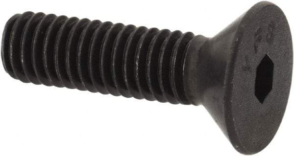 Value Collection - #8-36 UNF Hex Socket Drive, 82° Flat Screw - Alloy Steel, Black Oxide Finish, Fully Threaded, 5/8" OAL - Eagle Tool & Supply