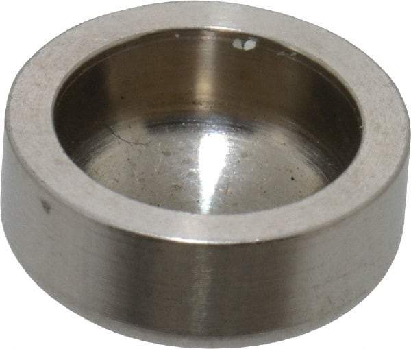 VNE - 1/2", Unpolished Style, Sanitary Stainless Steel Pipe End Cap - Butt Weld Connection, Grade 316L - Eagle Tool & Supply
