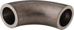 VNE - 1/2", Unpolished Style, Sanitary Stainless Steel Pipe 90° Elbow - Butt Weld x Butt Weld Connection, Grade 316L - Eagle Tool & Supply