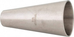 VNE - 2 x 1", Unpolished Style, Sanitary Stainless Steel Pipe Concentric Reducer - Butt Weld x Butt Weld Connection, Grade 316L - Eagle Tool & Supply