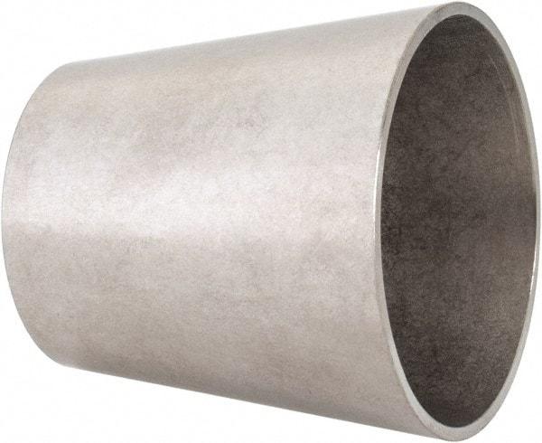 VNE - 2 x 1-1/2", Unpolished Style, Sanitary Stainless Steel Pipe Concentric Reducer - Butt Weld x Butt Weld Connection, Grade 316L - Eagle Tool & Supply