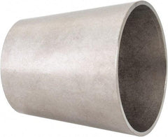 VNE - 2 x 1-1/2", Unpolished Style, Sanitary Stainless Steel Pipe Concentric Reducer - Butt Weld x Butt Weld Connection, Grade 316L - Eagle Tool & Supply