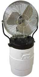 TPI - 18" Fan, 5,750 CFM, 1/8 hp Misting Cooler - 1 Speed, 1 Phase, 120 Volts, 2.2 Amps - Eagle Tool & Supply