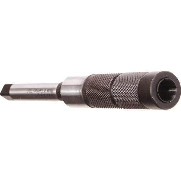 Emuge - M27mm Tap, 7-7/8 Inch Overall Length, 1.1024 Inch Max Diameter, Tap Extension - 20mm Tap Shank Diameter, 44mm Tap Depth - Eagle Tool & Supply