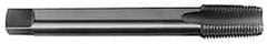 Hertel - 1/2-14 NPT, 4 Flute, Plug Chamfer, Bright Finish, High Speed Steel, Extension Pipe Tap - 8" OAL, 11/16" Shank Diam, 1-3/8" Thread Length - Eagle Tool & Supply