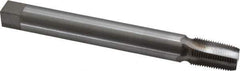 Interstate - 3/8-18 NPT, 4 Flute, Plug Chamfer, Bright Finish, High Speed Steel, Extension Pipe Tap - 6" OAL, 0.7" Shank Diam, 1-1/16" Thread Length, 17/32" Square Size - Eagle Tool & Supply