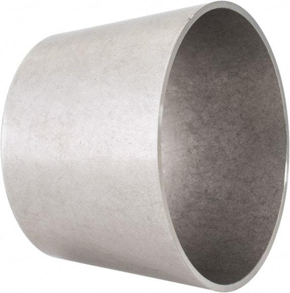 VNE - 3 x 2-1/2", Unpolished Style, Sanitary Stainless Steel Pipe Concentric Reducer - Butt Weld x Butt Weld Connection, Grade 316L - Eagle Tool & Supply