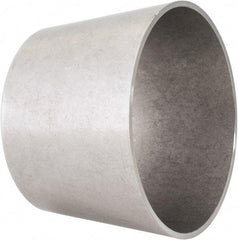 VNE - 3 x 2-1/2", Unpolished Style, Sanitary Stainless Steel Pipe Concentric Reducer - Butt Weld x Butt Weld Connection, Grade 316L - Eagle Tool & Supply