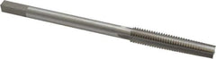 Interstate - 1/2-13 UNC, 4 Flutes, Bright Finish, High Speed Steel, Nut Tap - 7" Overall Length, 2-1/2" Thread Length - Eagle Tool & Supply