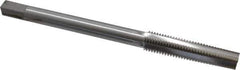 Interstate - 3/4-10 UNC, 4 Flutes, Bright Finish, High Speed Steel, Nut Tap - 9" Overall Length, 3-1/4" Thread Length - Eagle Tool & Supply