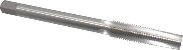 Interstate - 1-8 UNC, 4 Flutes, Bright Finish, High Speed Steel, Nut Tap - 11" Overall Length, 4" Thread Length - Eagle Tool & Supply